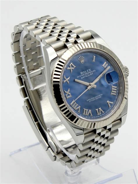 rolex blu donna